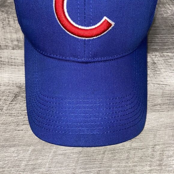 Chicago Cubs Team MLB OC Sports Hat Cap Royal Blue Red C Team Logo Adjustable - Picture 2 of 11
